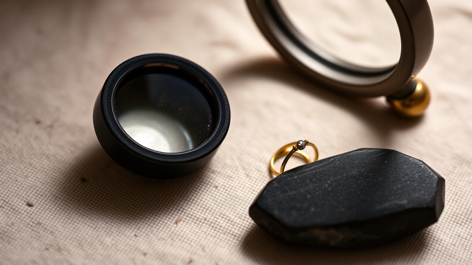 Sfeerbeeld bij de rubriek identifying real gold at home — what you can (and cannot) do yourself