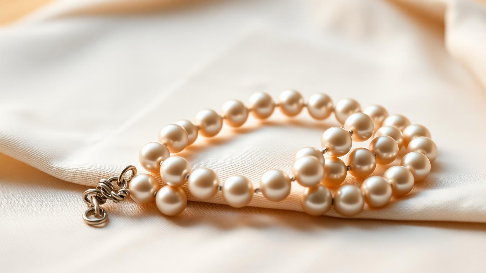 Sfeerbeeld bij de rubriek pearl necklace maintenance — knotting, restringing, and daily care