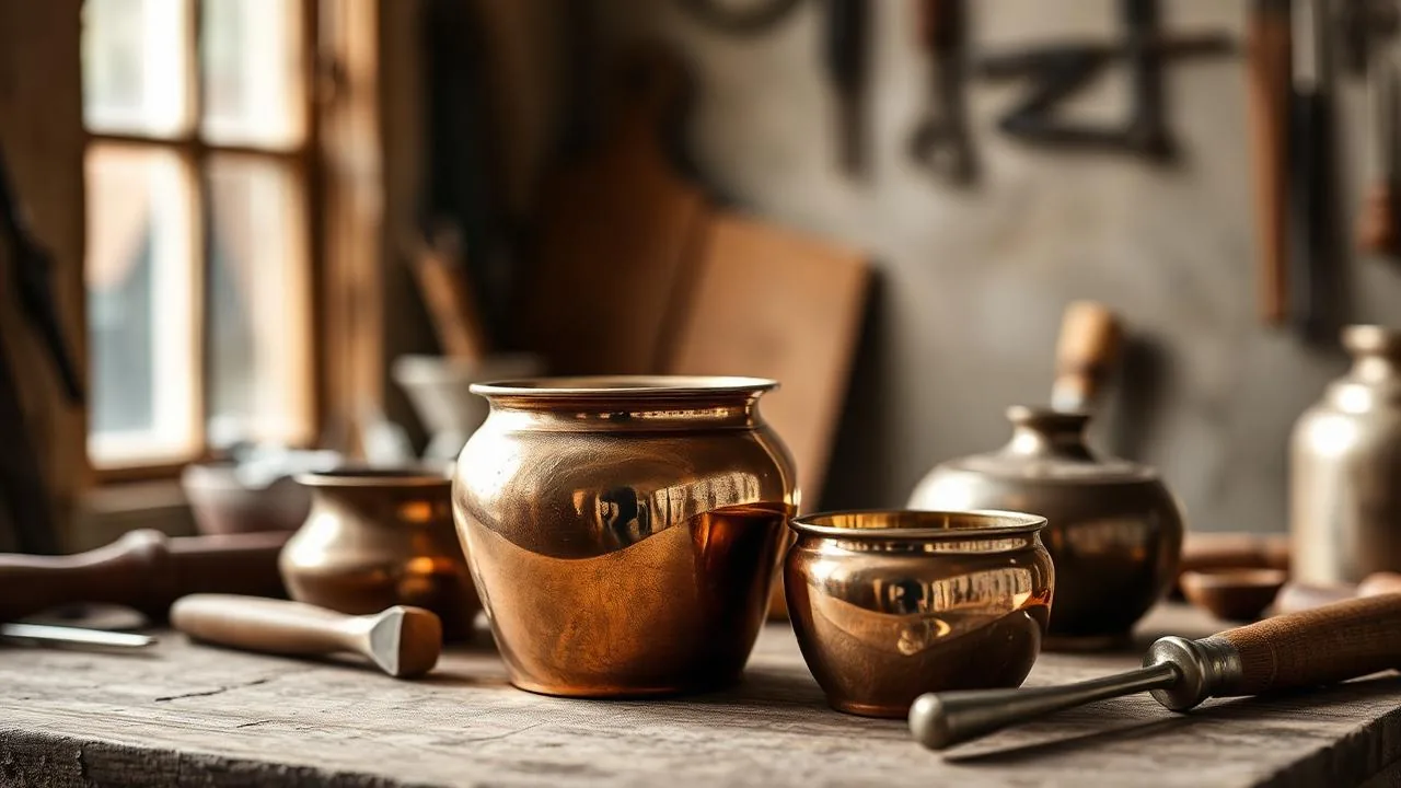 Hand-hammered silver in Nieuwe Kunst idiom on bottle-green velvet — atmospheric image, not an example for identification.