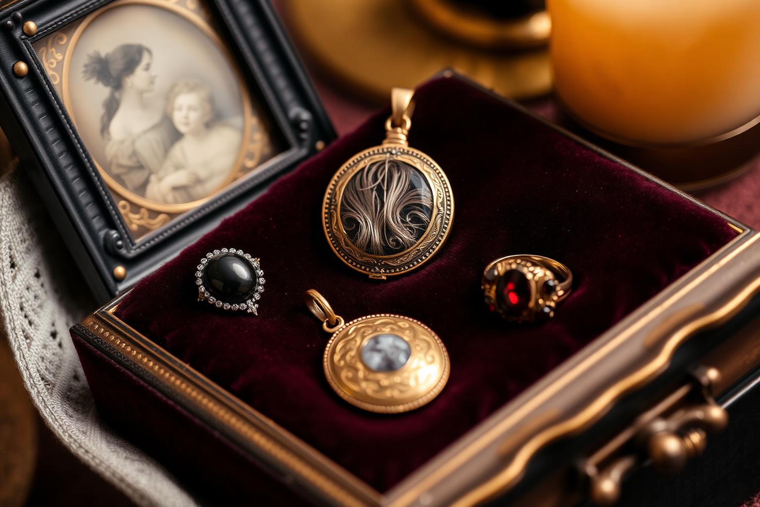 Karakteristieke victoriaans sieraden — sfeerbeeld